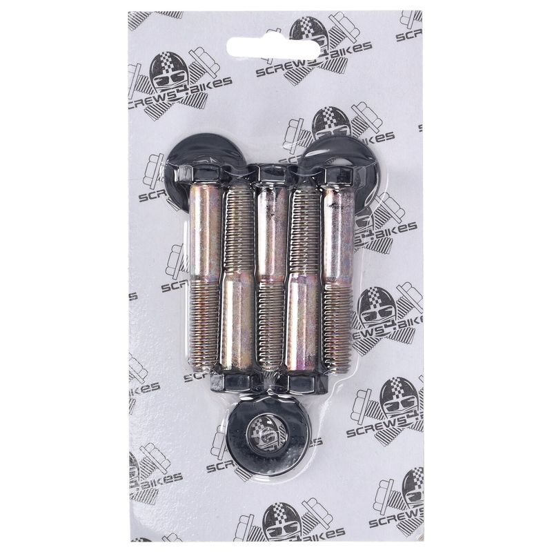 Skruvsats Screws4Bikes blank stål Softail 07-26 PU.HD.2.sw