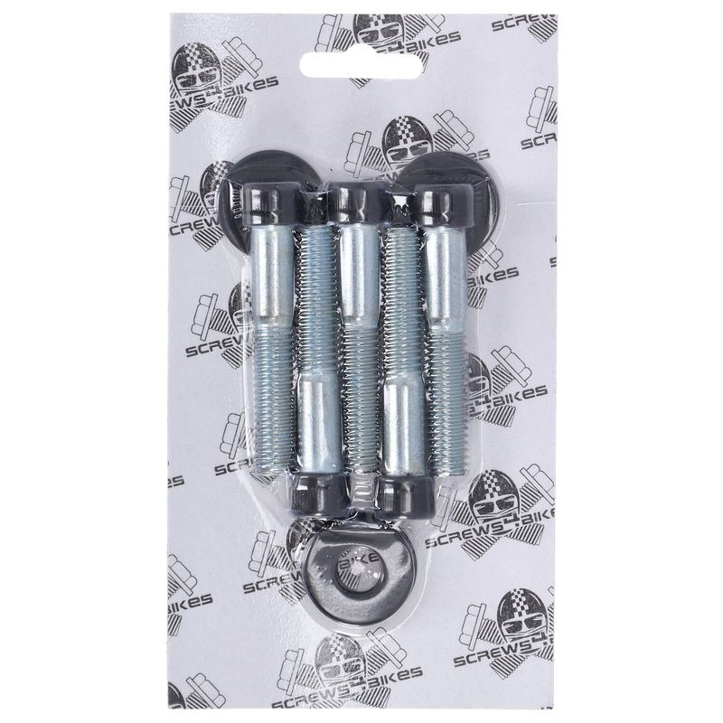 Skruvsats Screws4Bikes blank stål Softail 07-26 PU.HD.3.sw
