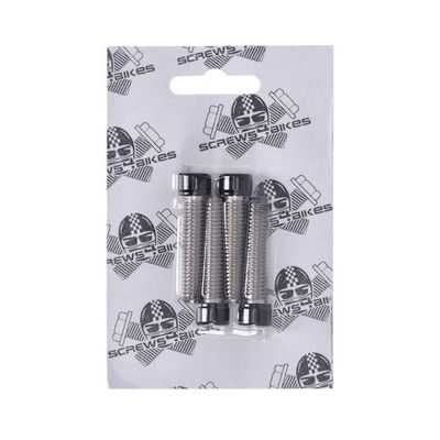 Skruvsats Screws4Bikes blank svart LK.HD.5.sw