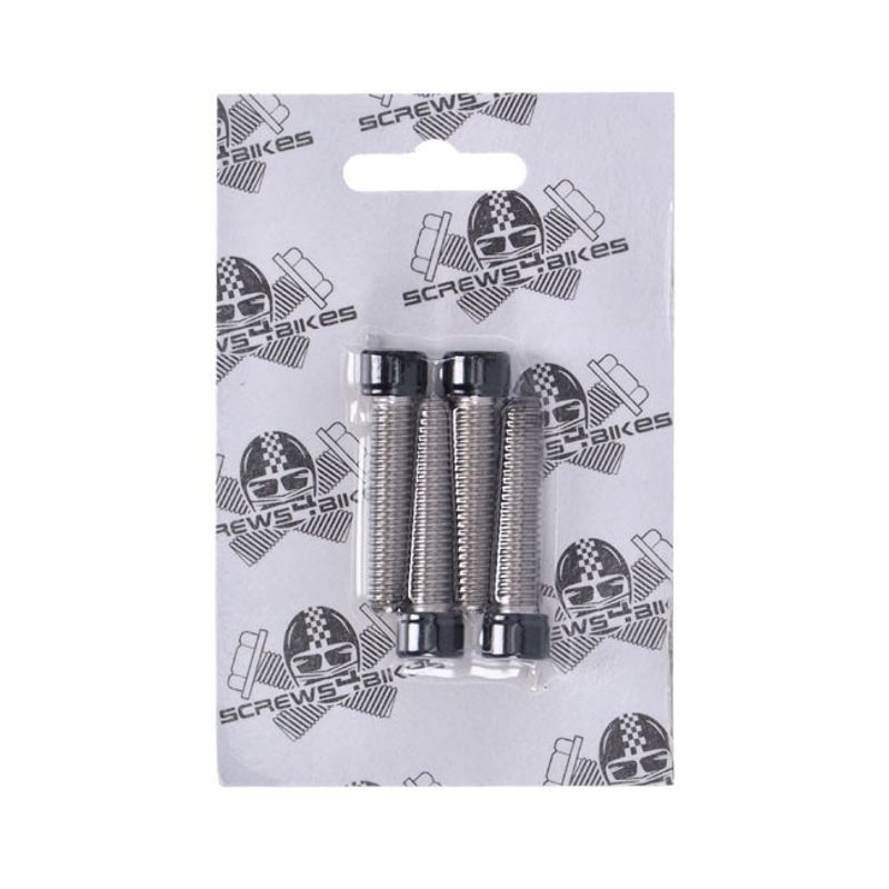 Skruvsats Screws4Bikes blank svart LK.HD.5.sw