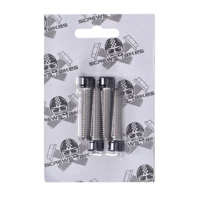 Skruvsats Screws4Bikes blank svart LK.HD.5.sw