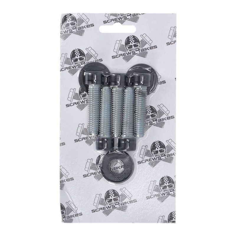 Bultsats Screws4Bikes stål Softail matt