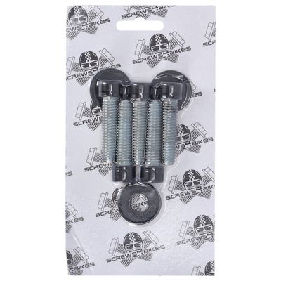 Bultsats Screws4Bikes stål Softail matt