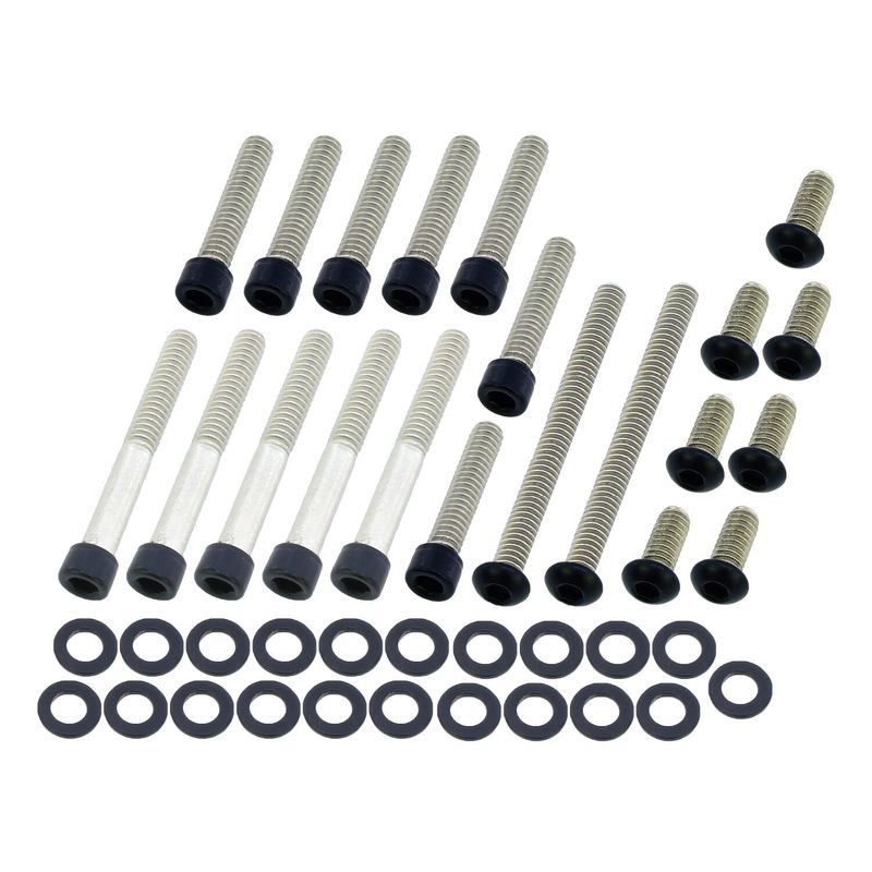 Skruvsats Screws4Bikes matt svart Dyna 99-05