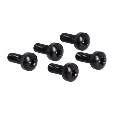 Skruvsats bromsskiva fram Screws4Bikes Titan blank svart H-D 90-25