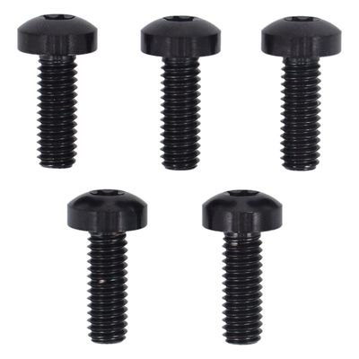 Skruvsats bromsskiva fram Screws4Bikes Titan blank svart H-D 90-25