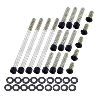Skruvsats Screws4Bikes matt svart Dyna 06-17