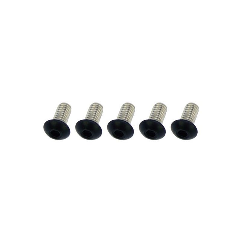 Skruvsats tändningskåpa Screws4Bikes matt svart Twin Cam 99-17