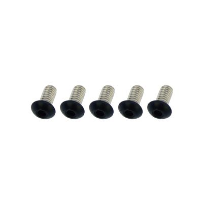 Skruvsats tändningskåpa Screws4Bikes matt svart Twin Cam 99-17