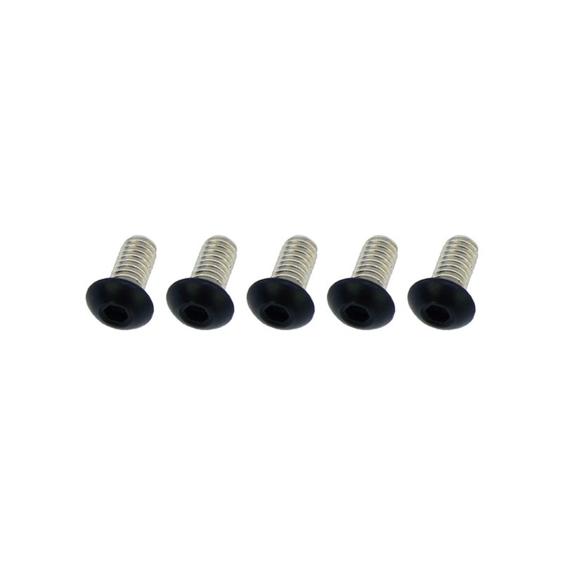 Skruvsats tändningskåpa Screws4Bikes matt svart Twin Cam 99-17