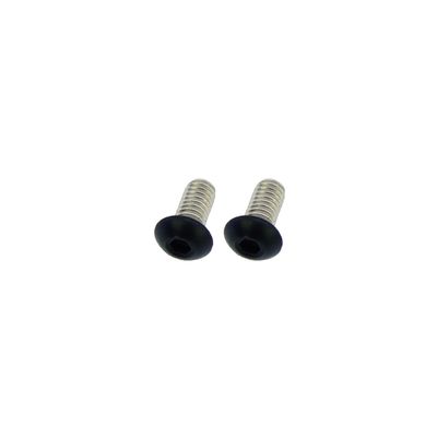 Bultsats Screws4Bikes M8 with round point cover 18-25 mattsvart