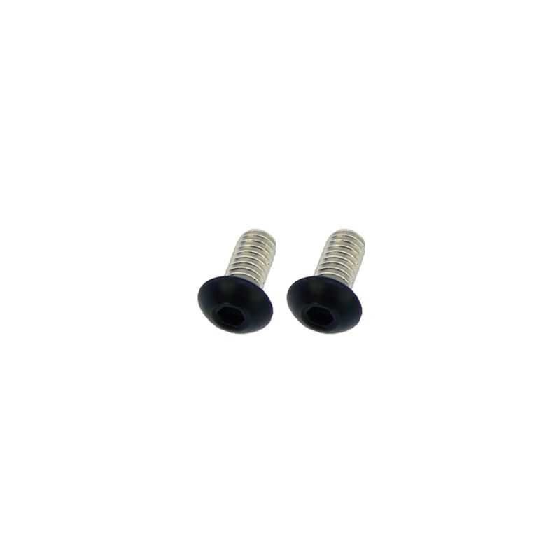 Bultsats Screws4Bikes M8 with round point cover 18-25 mattsvart