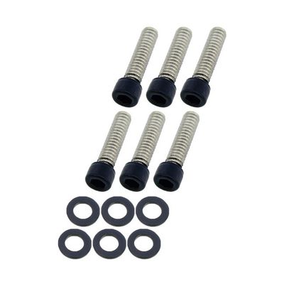 Bultsats Screws4Bikes Softail 07-25 mattsvart