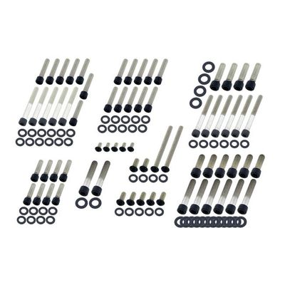 Bultsats Screws4Bikes Softail 00-06 matt