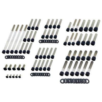 Bultsats Screws4Bikes Engine Softail 07-17 matt