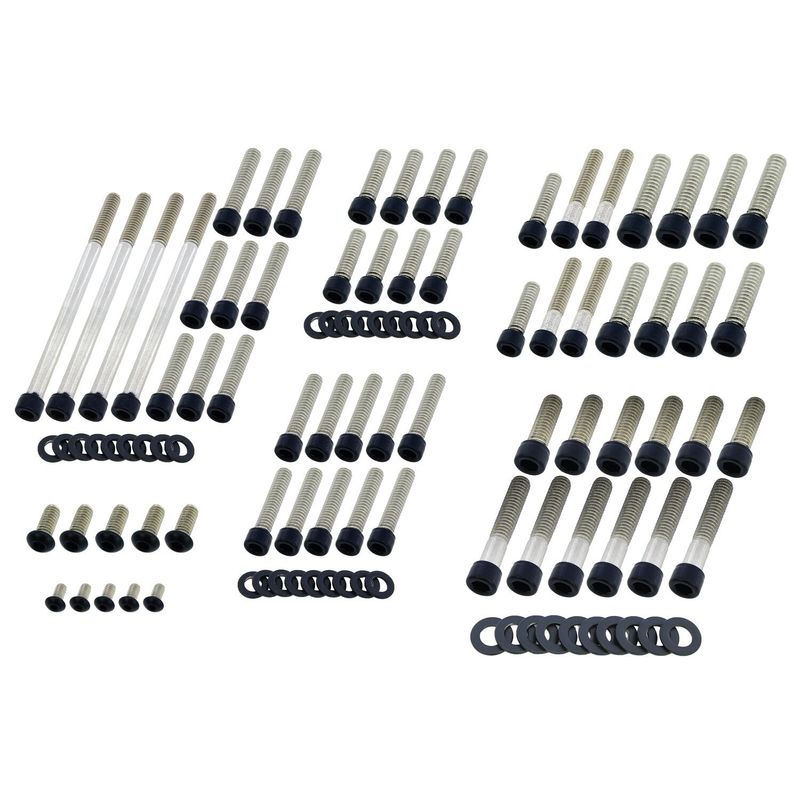 Bultsats Screws4Bikes Engine Softail 07-17 matt