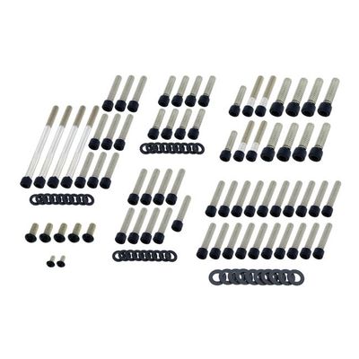 Skruvsats Screws4Bikes matt Softail with narrow frame 19-25