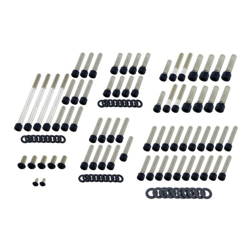 Skruvsats Screws4Bikes matt Softail with narrow frame 19-25