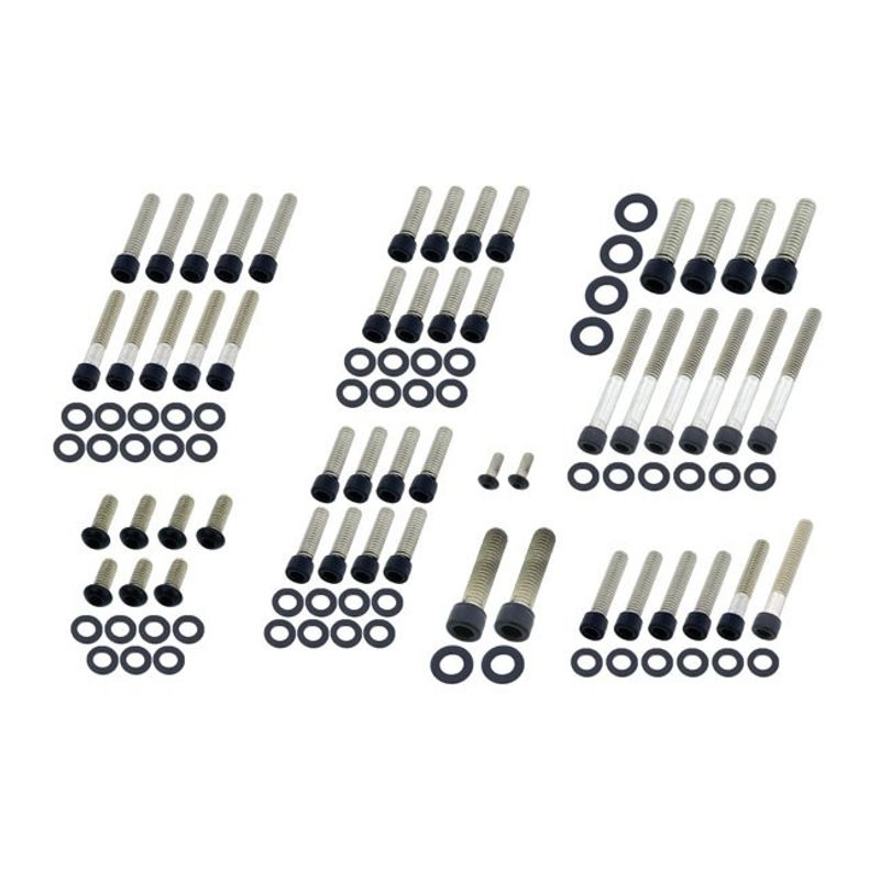 Bultsats Screws4Bikes FLT/Touring 87-89 matt