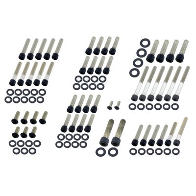 Bultsats Screws4Bikes FLT/Touring 87-89 matt