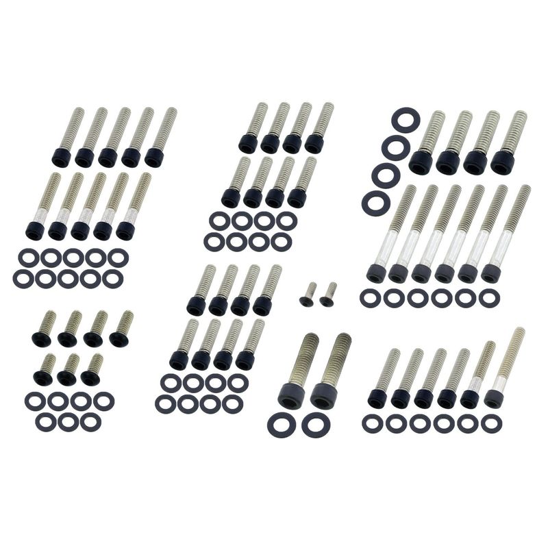 Bultsats Screws4Bikes FLT/Touring 87-89 matt