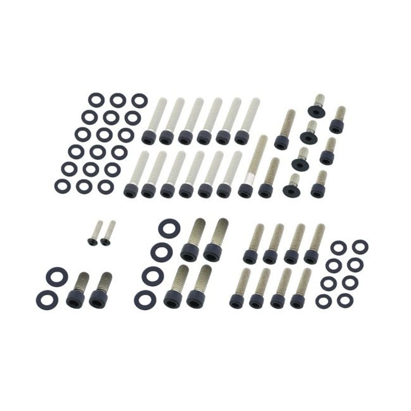 Bultsats Screws4Bikes Shovelhead 77-84 matt