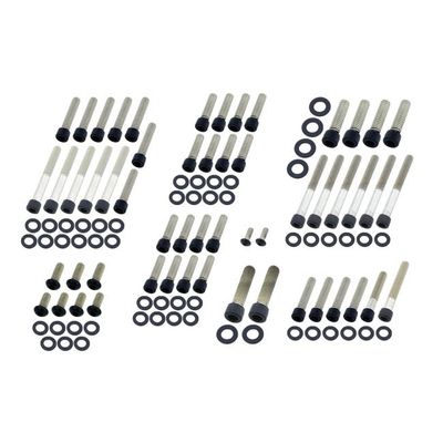 Bultsats Screws4Bikes Softail 89-98 matt
