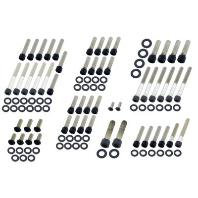 Bultsats Screws4Bikes Softail 89-98 matt