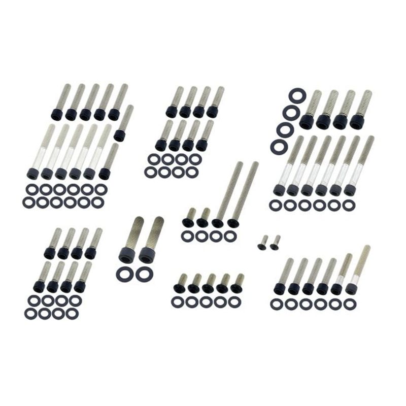 Bultsats Screws4Bikes 1999 Evo Big Twin matt
