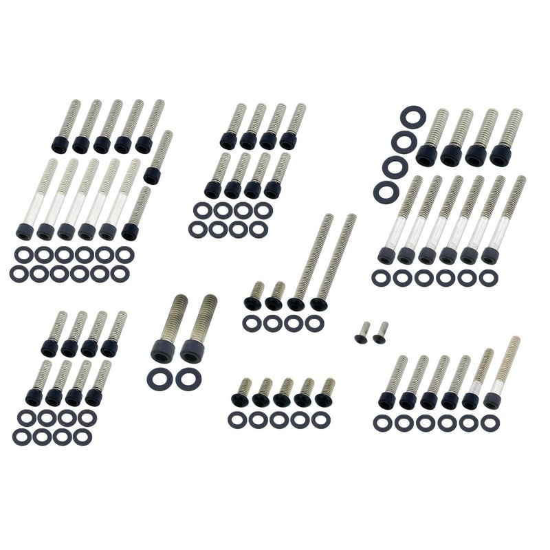 Bultsats Screws4Bikes 1999 Evo Big Twin matt