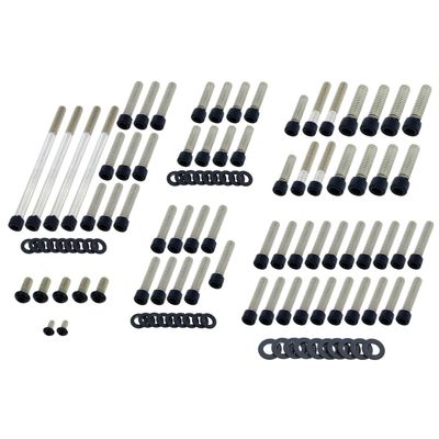 Bultsats Screws4Bikes FLT/Touring 17-25 matt