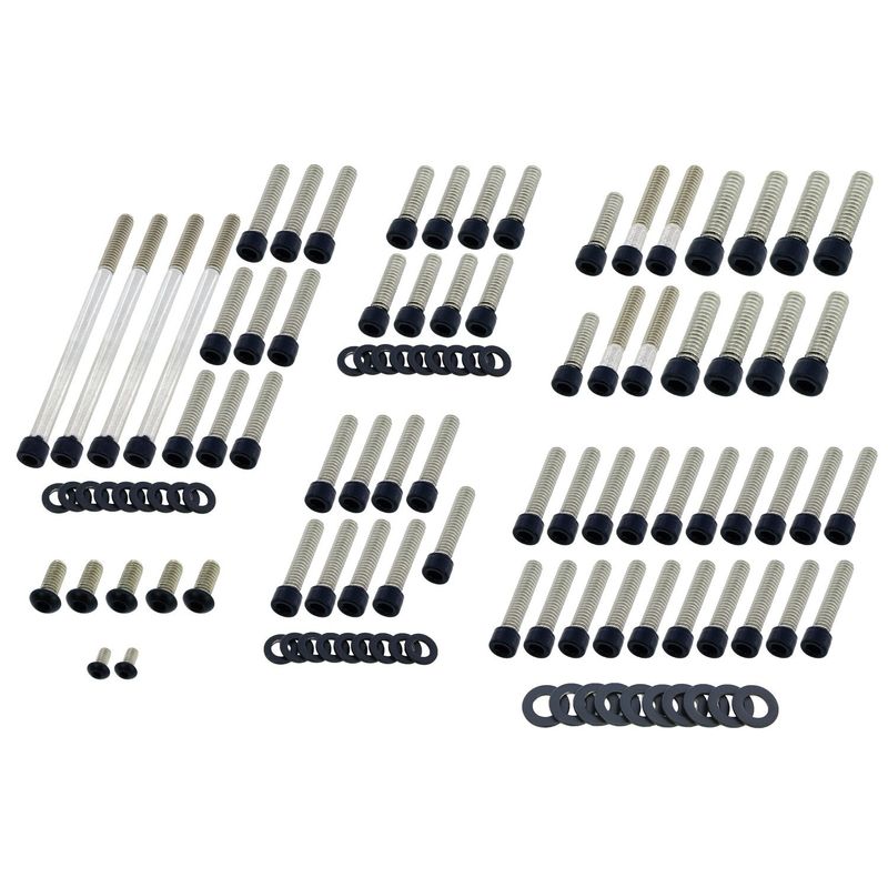 Bultsats Screws4Bikes FLT/Touring 17-25 matt