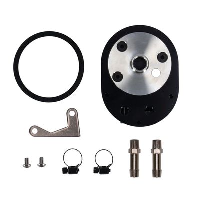 Oljefilteradapter Jagg VRP svart Fuel injected Evo Big Twin 95-99