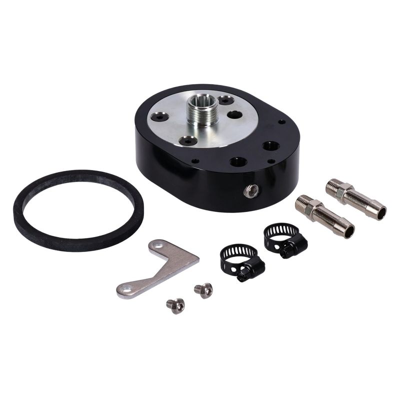 Oljefilteradapter Jagg VRP svart Fuel injected Evo Big Twin 95-99
