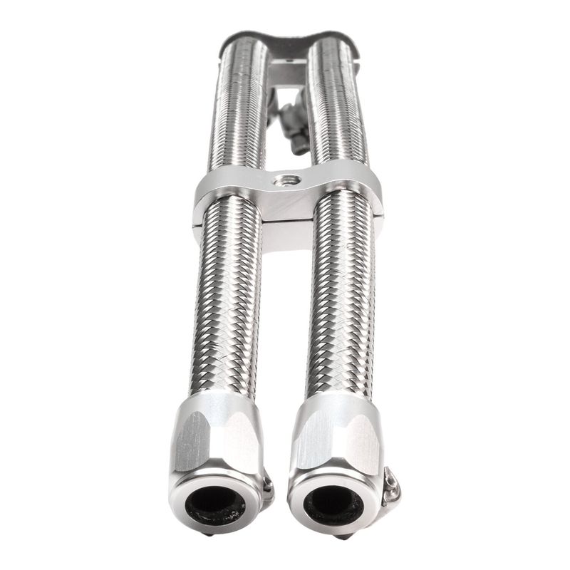 Oljeslangsats Jagg 3/8" flätad silver