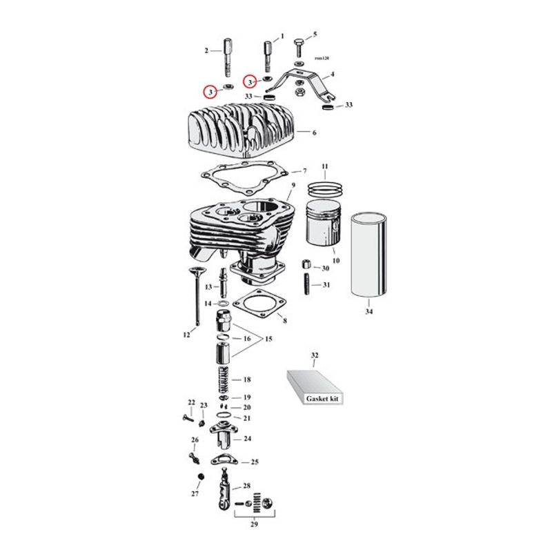 Bricka MCS G, GE 45" SV 32-73