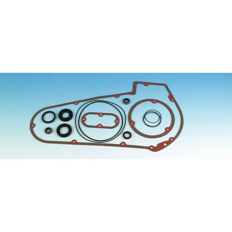 Tätningssats packning primärkåpa James Gaskets inre yttre 4-speed Big Twin 66-86