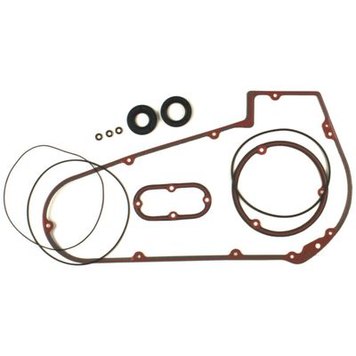 Tätningssats packning primärkåpa James Gaskets inre yttre 4-speed Big Twin 66-86