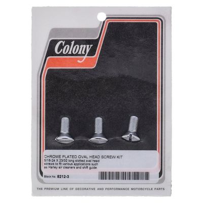Skruvsats Colony krom Shifter guide 45" Flathead,