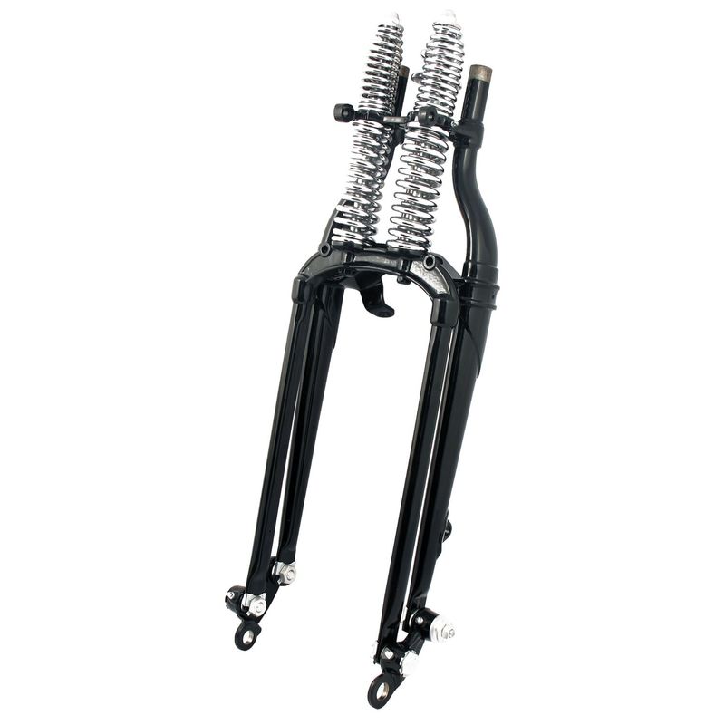 Framgaffel Samwel Springer svart krom 36-E46 UL, EL 0260101