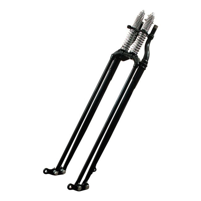 Framgaffel Samwel Springer svart krom 36-E46 UL, EL 0260121