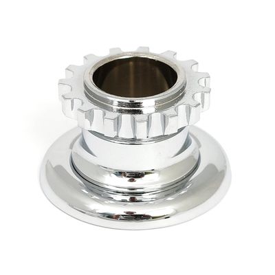 Kronmutter styrstam Springer-gaffel MCS krom Big Twin med tidig Springer