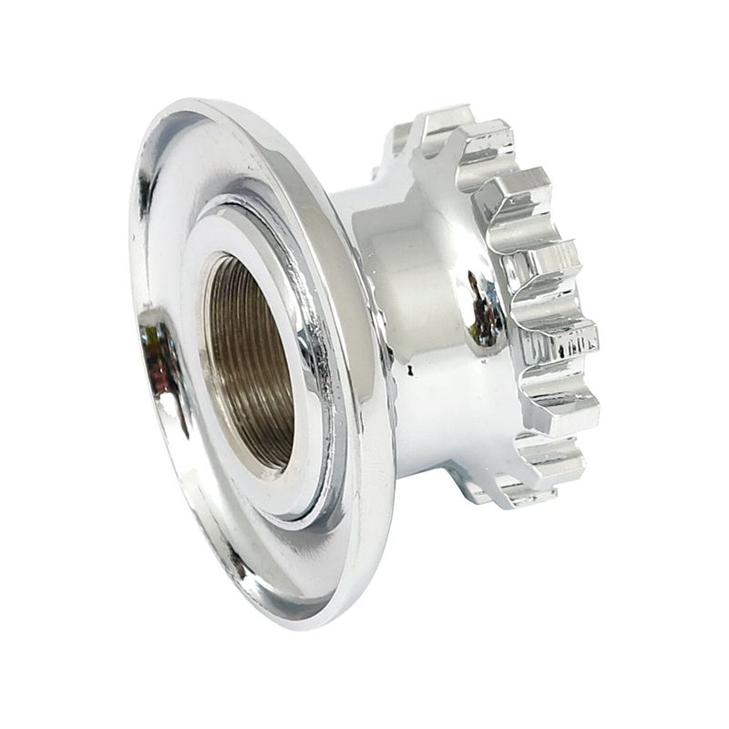 Kronmutter styrstam Springer-gaffel MCS krom Big Twin med tidig Springer