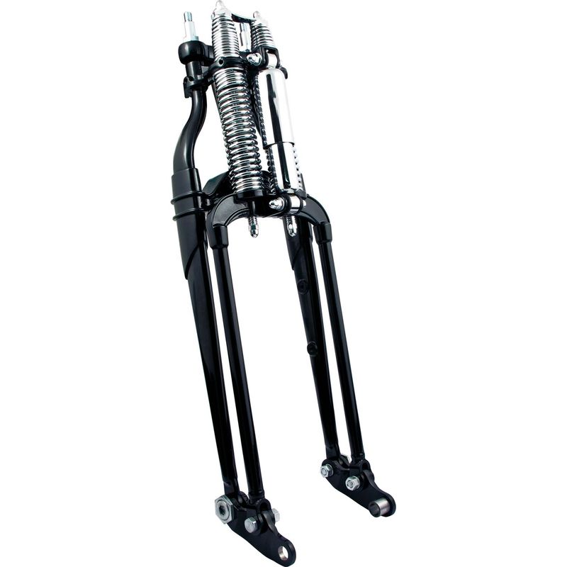 Framgaffel Samwel Reproduction FLST Softail svartkrom FLSTS Springer 97-09