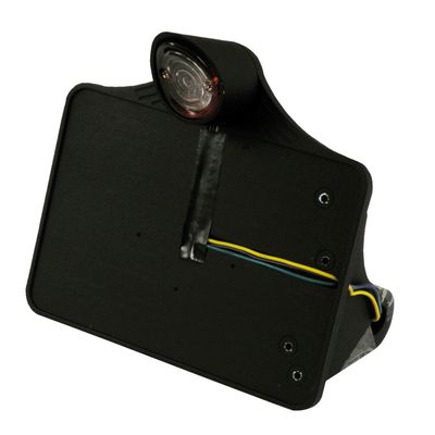 Nummerplåtshållare CPV 200mm 3/4 svart Softail 84-07 0267B