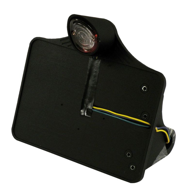 Nummerplåtshållare CPV 3/4 210mm svart Softail 84-07 0046B