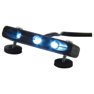 Hus nummerplåtsbelysning CPV Micro-LED polerad universal