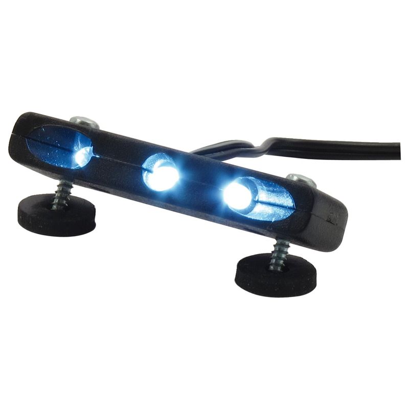 Hus nummerplåtsbelysning CPV Micro-LED polerad universal