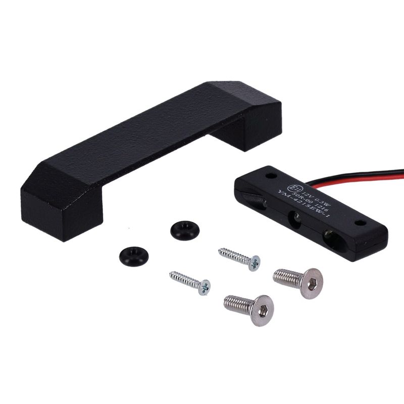 Hus nummerplåtsbelysning CPV Micro-LED svart universal