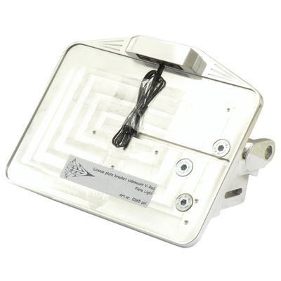 Nummerplåtshållare CPV polerad V-Rod 02-17